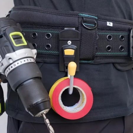 Universal Clip - On Waistband Tool Hook - Multifunctional Belt Holder for Cordless Electric Tools & Tape Measures