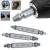 6-Piece Stripped Screw Remover Set – HSS 4341 Steel Damaged Bolt Extractor Kit