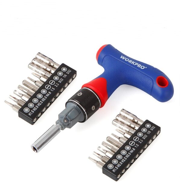 Right-Angled Grip Bit Driver & Bit Set
