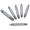 6-Piece Stripped Screw Remover Set – HSS 4341 Steel Damaged Bolt Extractor Kit