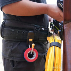 Universal Clip - On Waistband Tool Hook - Multifunctional Belt Holder for Cordless Electric Tools & Tape Measures