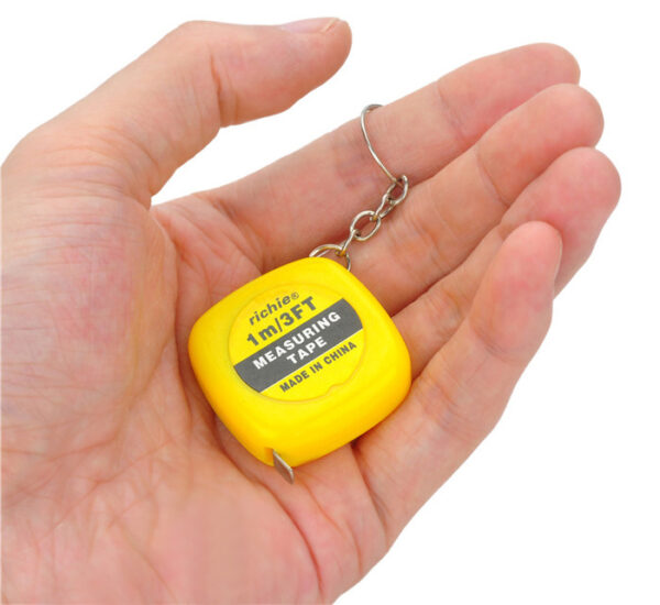 1M Mini Keychain Measuring Tape